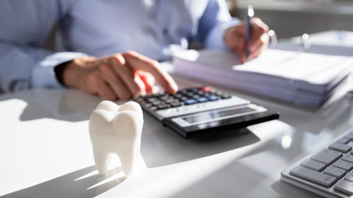 Dentist Doing Paperwork