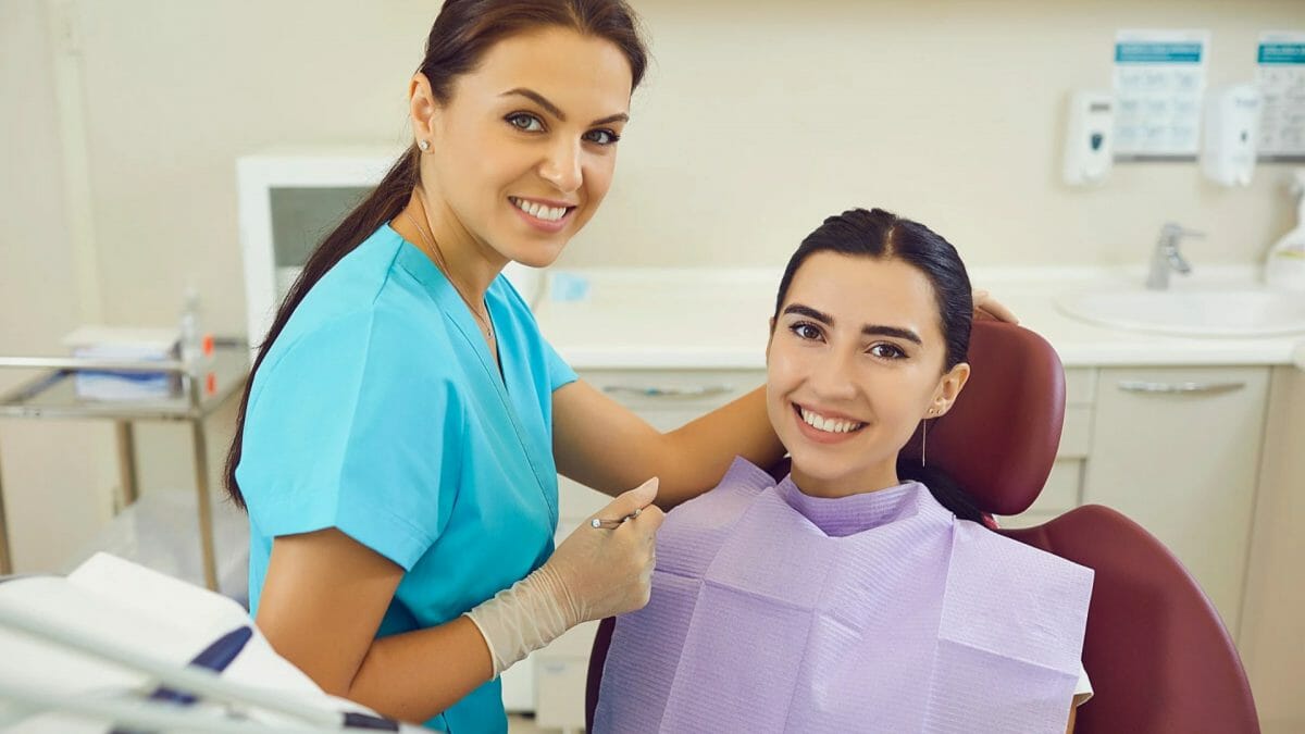 Dentist with Patient